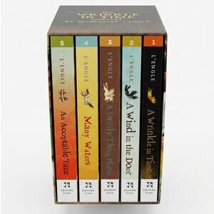Madeleine L'Engle A Wrinkle In Time Quintet 5 Book Box Set Academia Whimsigoth